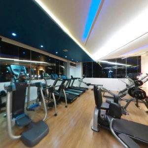 Área de treino aeróbico